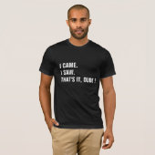 ik zag Shirt grappig hemddesign (Voorkant volledig)