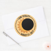 Ik zag Totality Solar Eclipse 2017 Stickers (Envelop)