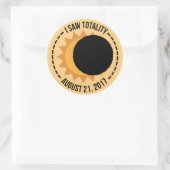 Ik zag Totality Solar Eclipse 2017 Stickers (Tas)