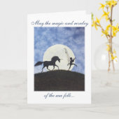 "Ik zag ze 's nachts Kaart (Gele Bloem)