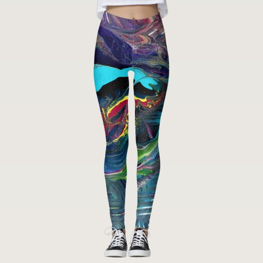 Ik Zal 1 Abstracte Leggings (Voorkant)