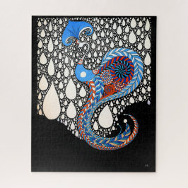 Ik zal al je tranen paraplu pauw vangen legpuzzel