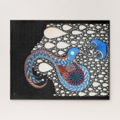 Ik zal al je tranen paraplu pauw vangen legpuzzel (Horizontaal)