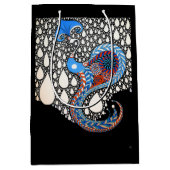 Ik zal al je tranen paraplu pauw vangen medium cadeauzakje (Voorkant)