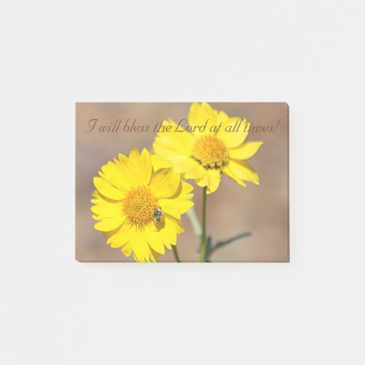 Ik zal altijd de Heer slaan Post-it® Notes (Voorkant)