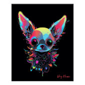 Ik zal altijd houden van Chihuahua hond 005 Perfect Poster (Voorkant)