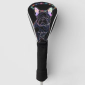 Ik zal altijd houden van Franse bulldog 003 Golfheadcover (Voorkant)