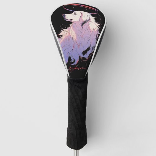 Ik zal altijd houden van grote Pyreneeën hond 002 Golfheadcover (Voorkant)