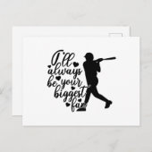 Ik zal altijd je grootste honkbal zijn briefkaart (Voorkant / Achterkant)