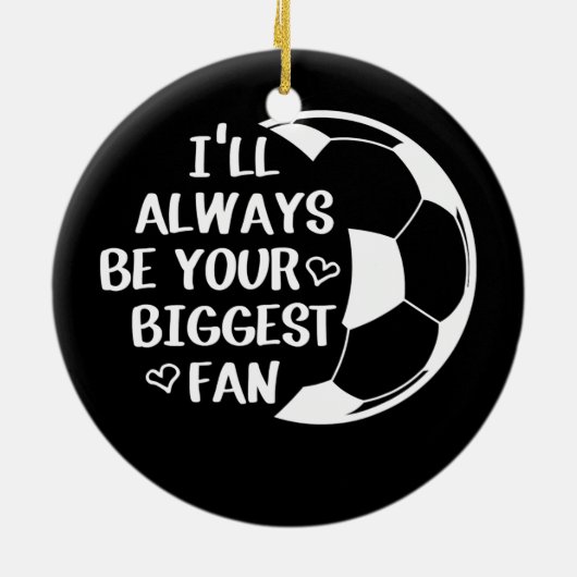 Ik zal altijd je grootste Voetballeven zijn. Keramisch Ornament (Achterkant)