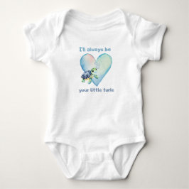 Ik zal altijd je kleine schildpad zijn - baby body romper
