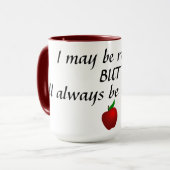 Ik zal altijd leraar blijven mok (Voorkant links)