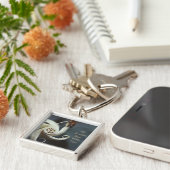 Ik zal altijd met u zijn inscripted zeer belangrij sleutelhanger (Zijkant)