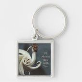 Ik zal altijd met u zijn inscripted zeer belangrij sleutelhanger (Voorkant)