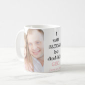 Ik zal altijd papa's meisje Vaderdag foto Koffiemok (Voorkant links)