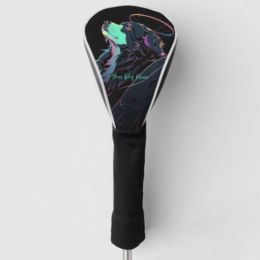 Ik zal altijd van Berner Berghond 001 houden Golfheadcover (Voorkant)