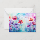 Ik zal altijd van je houden briefkaart (Voorkant)