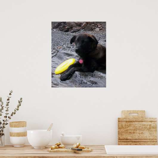 Ik zal altijd van je Poster houden (Keuken)