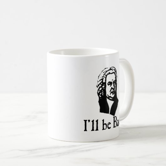 Ik zal Bach zijn Koffiemok (Voorkant rechts)