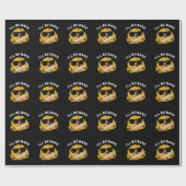 Ik zal bakken Grappig bakken film Pun Dark BG Cadeaupapier (Vlak)