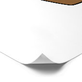 Ik zal bakken grappig brood film woordspeling poster (Hoek)