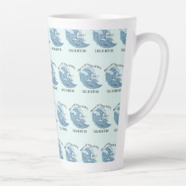 Ik zal bij je zijn christen  latte mok
