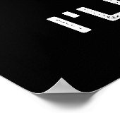 Ik zal boek grappige veggie film pun donker BG Poster (Hoek)