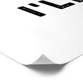 Ik zal bok grappige veggie film woordspeling poster (Hoek)