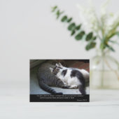 Ik zal (Cat) bedrijfs of het Roepen Kaarten verstr Visitekaartje (Staand voorkant)