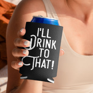 Ik zal daar naar Drinken.   Partij voor de Humor D Blikjeskoeler