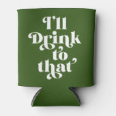 Ik zal daar op Drink. Blikjeskoeler (Voorkant)