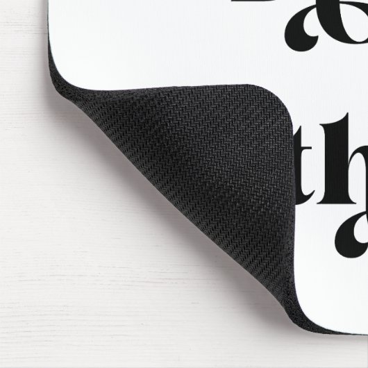 Ik zal daar op Drink. Muismat (Hoek)