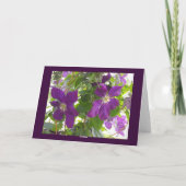 Ik zal dapper zijn...mam feestdagen kaart (Achterkant)