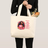 Ik zal de Heer zegenen! Grote Tote Bag (Voorkant (product))