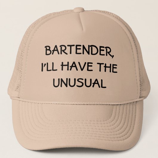 Ik zal de ongewone trucker pet (Voorkant)