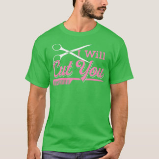Ik zal de vrouwen hairdresser Gift Salon Hairstyli T-shirt