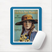 Ik zal de wereld vertellen muismat (Met muis)