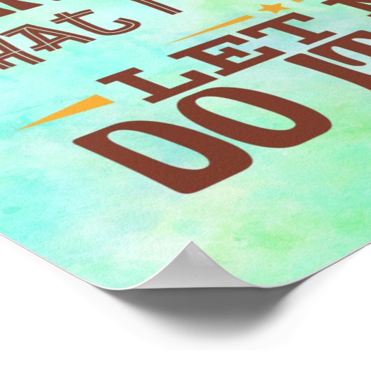 Ik zal deze maar één keer overnemen - bevorder ins poster (Hoek)