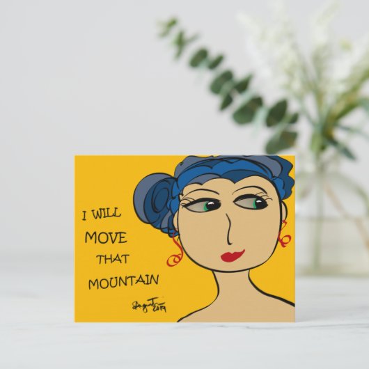 IK ZAL DIE BERG - DE INDIVIDUELE KAART VAN DE (Staand voorkant)