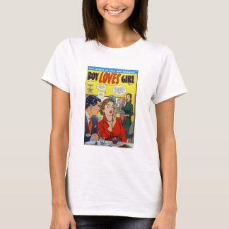 Ik zal dit behandelen - Romance Comic Book - Retro T-shirt