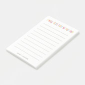 Ik zal dit ook naar jou appten leuke streep post-it® notes (Schuin)