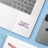 Ik zal dit uitpakken in Therapy Sticker (Laptop met iPhone)