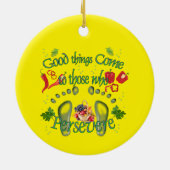 Ik zal doorgaan keramisch ornament (Achterkant)