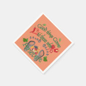 Ik zal doorgaan servet (Hoek)