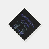 Ik zal doorgaan servet (Hoek)