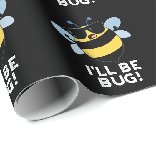 Ik zal een grappige filmzin zijn, bijv. donker BG Cadeaupapier (Rol Hoek)