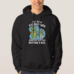Ik zal een grote broer zijn en mijn kleine broer's hoodie