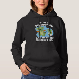 Ik zal een grote broer zijn en mijn kleine broer's hoodie