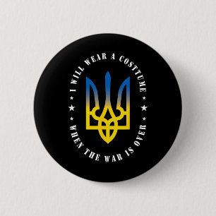 Ik zal een kostuum dragen als de oorlog voorbij is ronde button 5,7 cm