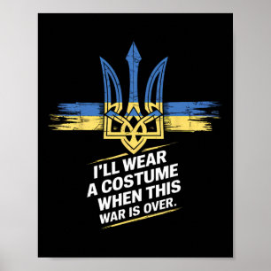 Ik zal een kostuum dragen als deze oorlog voorbij  poster